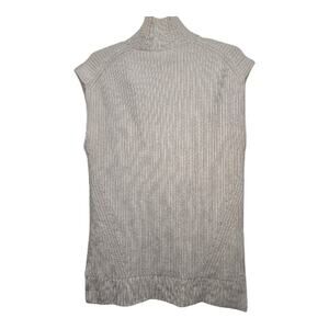 J.Crew 100% Cashmere Ribbed Turtleneck Sweater Vest XS S